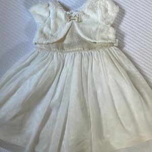 Beige Girls Dress
